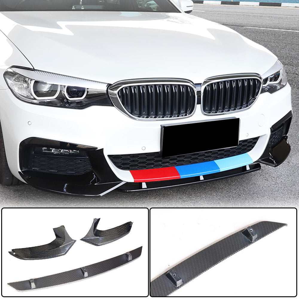 Накладка на передній бампер Lip V5 (для M-Sport 2017–2020, карбон)