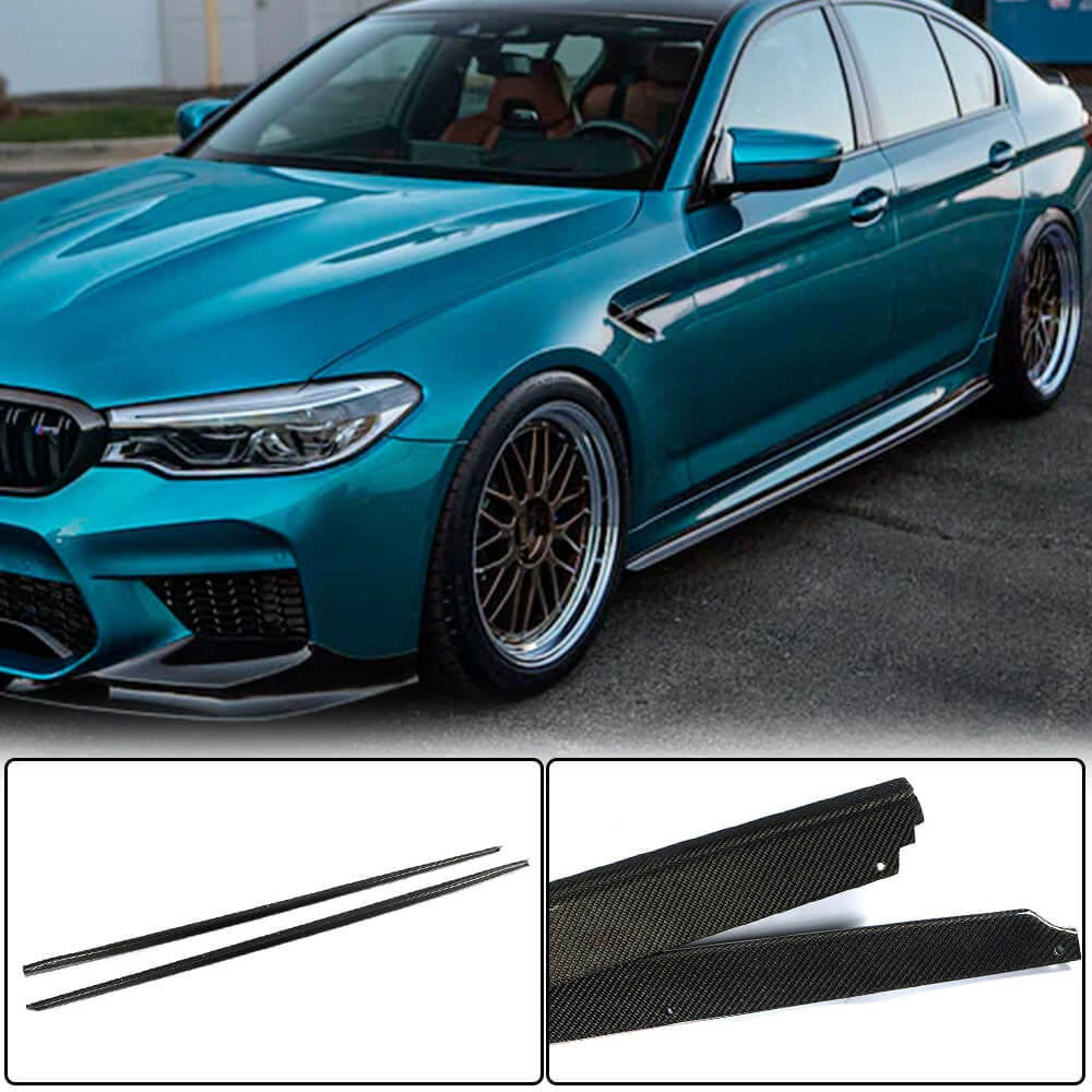 Накладки на пороги V2 (для M-Sport/M5, карбон)