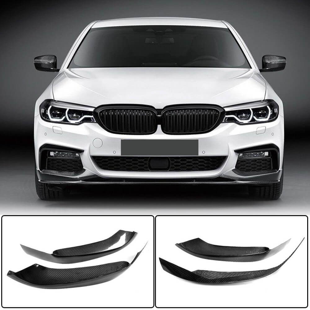 Накладки на передній бампер FLAP V2 (для M-Sport 2017–2020, карбон)