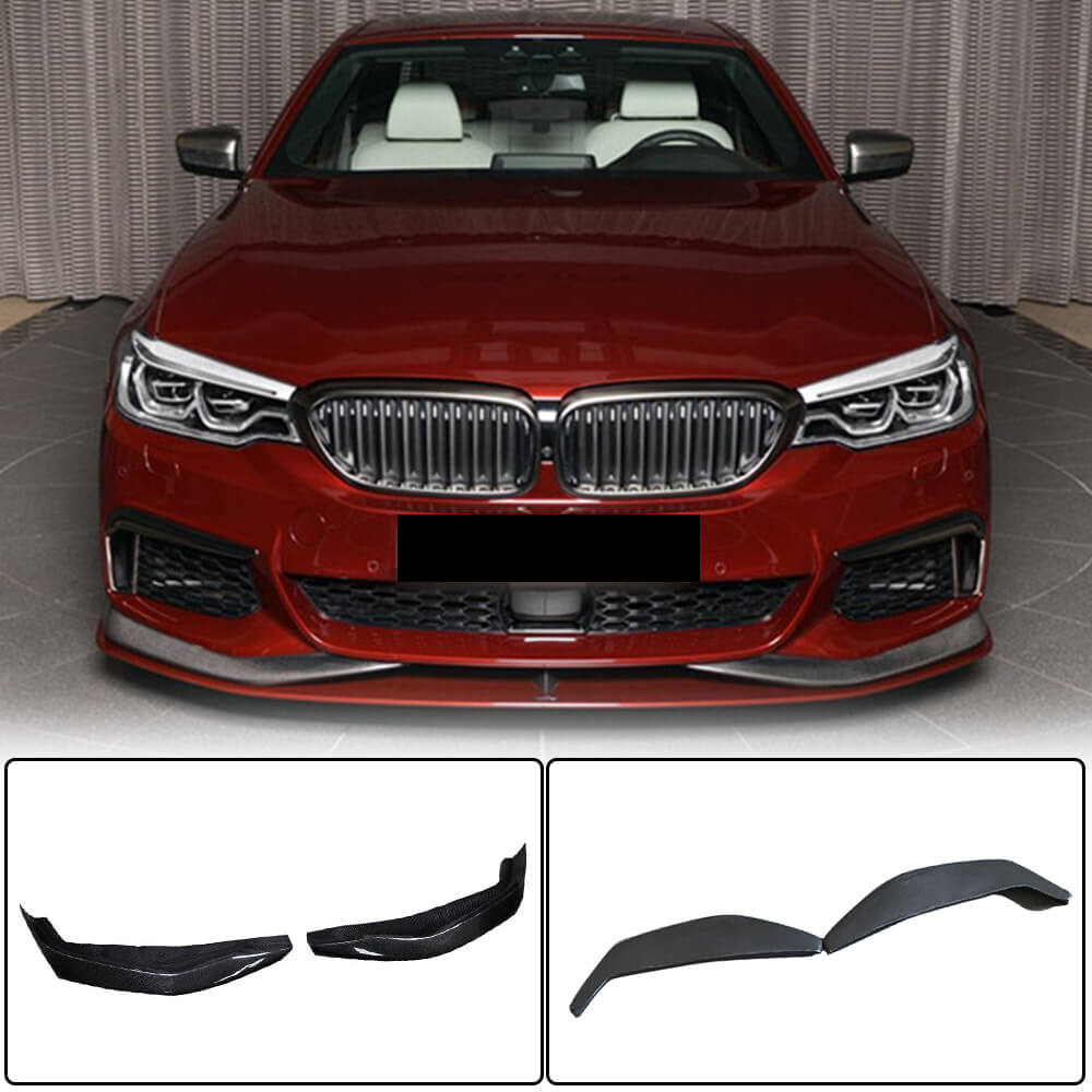 Накладки на передній бампер FLAP V3 (для M-Sport 2017–2020, карбон)